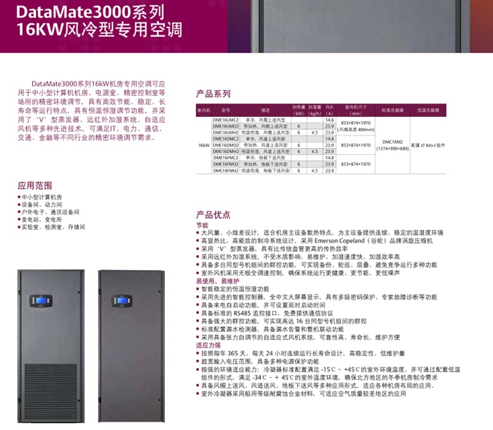DataMate 3000系列空调